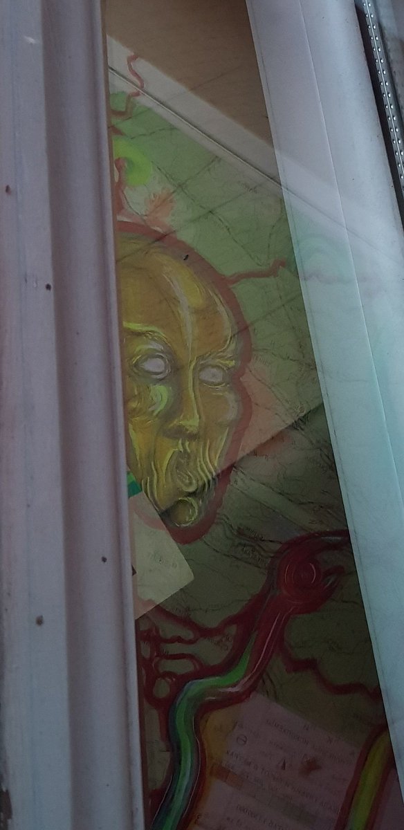 Alikuart's tweet photo. 🤫☝️My creations are watching me trough reflections..
Brrrr.. 
#NFTs #NFTCommunity #nftart #nftart #NFTFam #sketchbook #acryliconcanvas https://t.co/5fcrmjfmJ1