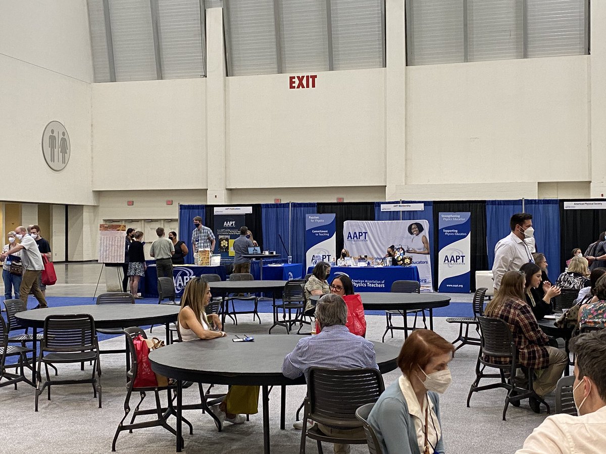 Having a great summer getting energized for the upcoming school year. A great time at the AP Reading from June 2-8, excellent work with <a href="/palmerscience/">palmerscience</a> , <a href="/marybwhalen/">Mary B Whalen</a> , and <a href="/TigerPhysics/">Kevin McChesney</a> in later June on physical science, and now #AAPTSM22 ! @PlsdSupt <a href="/PLSD/">Pickerington Schools</a>