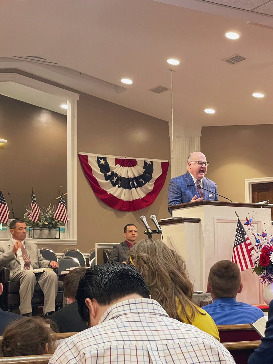 Tremendous start to the SIZZLIN SUMMER REVIVAL with <a href="/DrJohnNHamblin/">Dr. John N. Hamblin</a> <a href="/PastorJSeay/">Pastor John Seay</a> 

* 2 powerful and helpful messages
* 1 saved in the AM service 
* altars filled in each invitation  
* an atmosphere of Old-time Religion 

It's ONLY day 1!

Join us tomorrow night at 7PM!