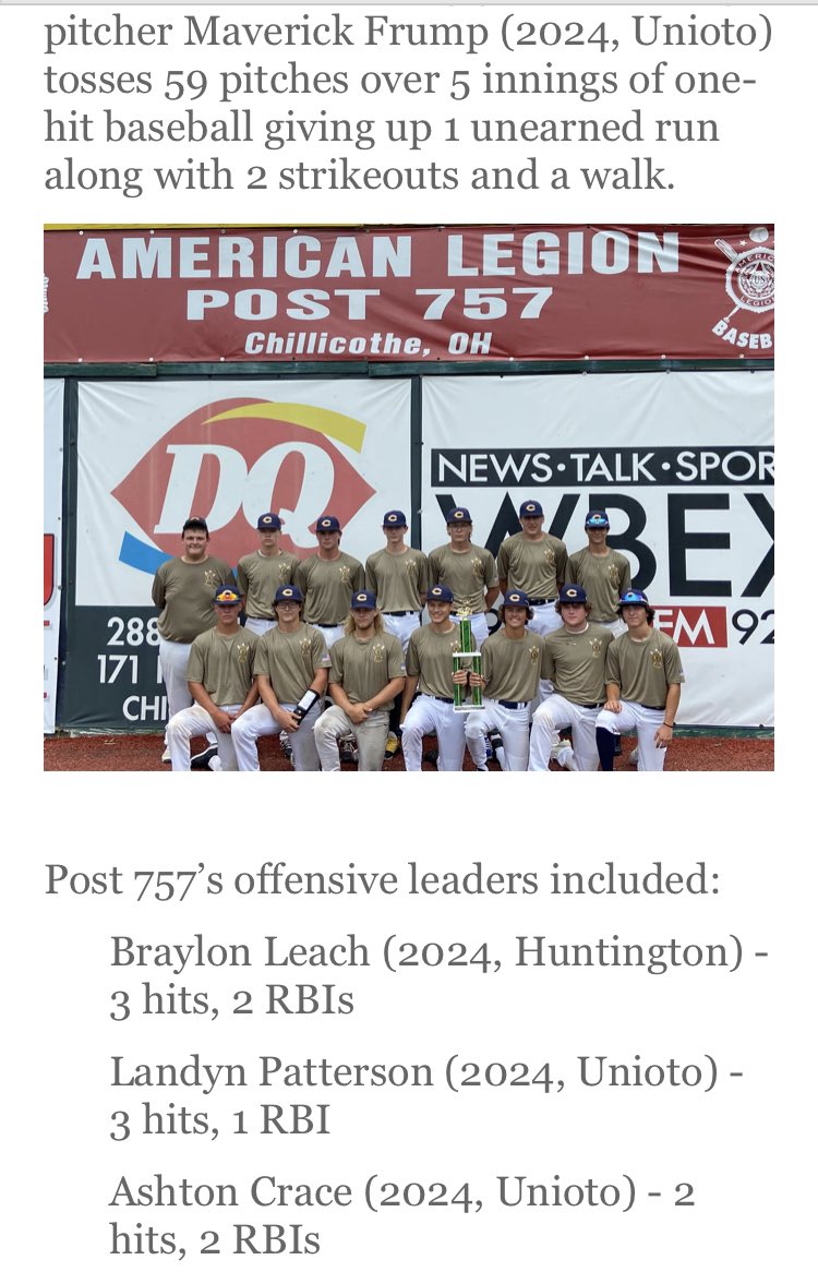<a href="/UniotoBaseball/">Unioto Baseball</a> <a href="/LandynPatterso3/">Landyn Patterson</a> <a href="/blakephillips_4/">Blake Phillips</a> <a href="/AllenRece/">Rece</a> <a href="/dylangrubbs2024/">Dylan Grubbs</a> <a href="/DanielC34636640/">Daniel Crocker</a>