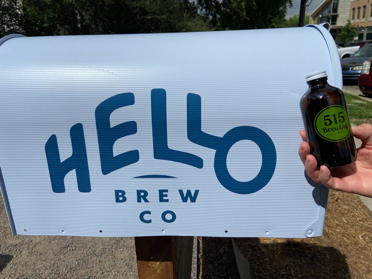 fortcollins1987's tweet photo. Despite the high temps, our @515Brewing #travelinggrowlerminime was itching to get out and visit 2 new #craftbreweries in #FOCO...since that sweet little #growler can't drive we just had to go too! #Cheers to #HelloBrewCo and #MythmakerBrewing (and to @515Brewing too🍻) https://t.co/gpaVWFBPQ7