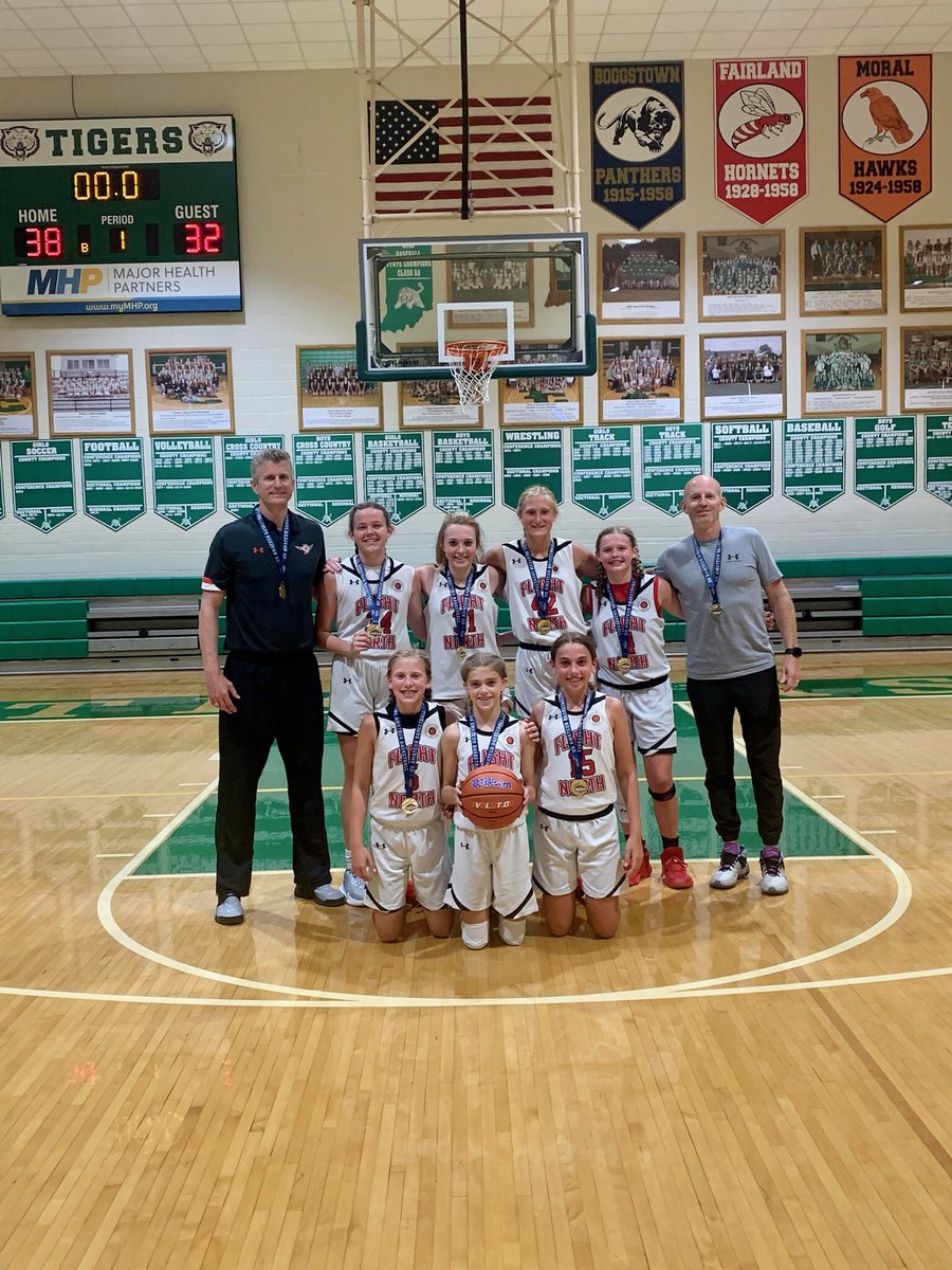 WVThunder2028's tweet photo. Winners of the @IUSABB 8th Grade Gold Championship! Another great weekend of hoops. Very proud of how the girls adjusted to the length they faced playing up two grades. This team is special!! Love what we are building on and off the court! ✈️🏀 @PACFlightNorth @pacersac https://t.co/8T9gL0GmBs