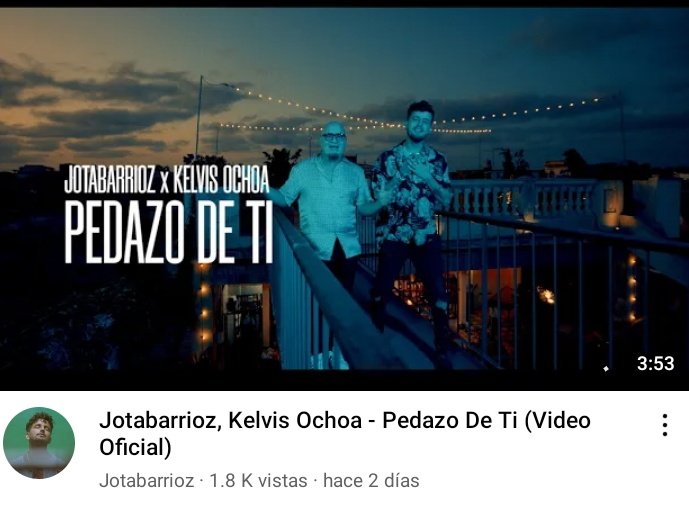 JotaZBarrioZ's tweet photo. #PedazoDeTi 🧩 (Con solo 2 días desde su estreno) empata a #SinPelo 🎩 ( 4 meses).
Ambas con más de 1800 reproducciones 🤩🎶
¿Y cuál de ellas es tu favorita? 🤔 https://t.co/hqrLRflcpW