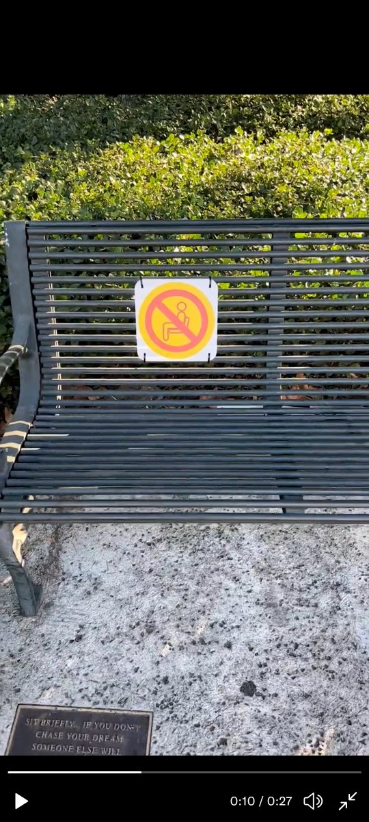 TheKokoPuff's tweet photo. @anguscloud it's an art installation, read the sign on the ground https://t.co/ozoofOqh45