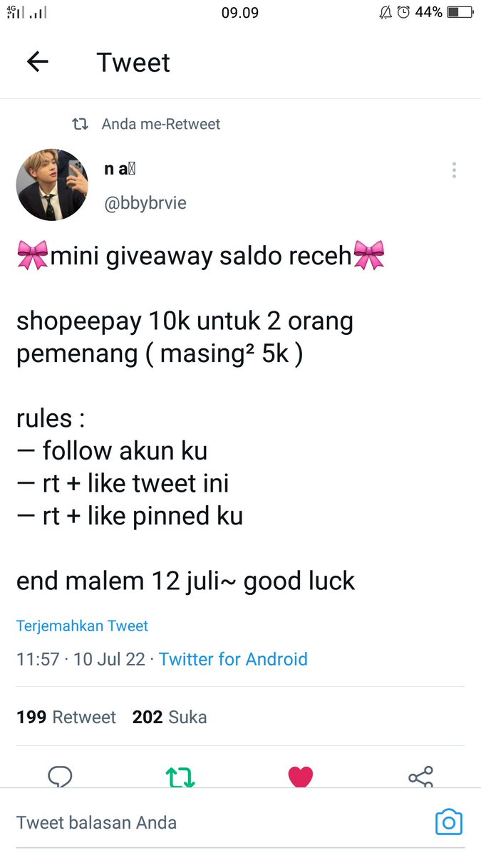 01sdn20's tweet photo. @bbybrvie Sudah diikuti yah semua rulesnya, semoga kamu sehat selalu, dimudahkan rizkinya, dilancarkan segala urusannya, dan yang pasti selalu dalam lindungan Tuhan yang Maha Esa, Amin 🙏😇 https://t.co/6XgMBugpRl