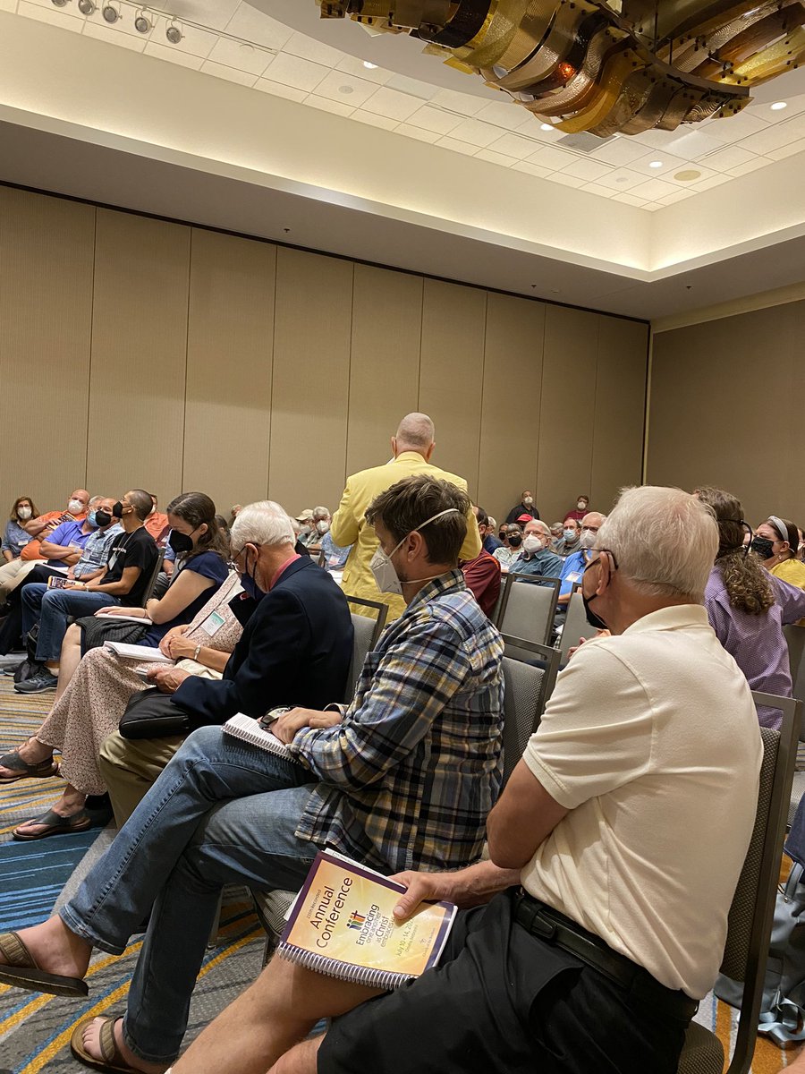 wcaucus's tweet photo. “The mission and ministry board should be considered an agency to Annual Conference” paraphrase from a revered past AC secretary https://t.co/8caeKkZy9Y
