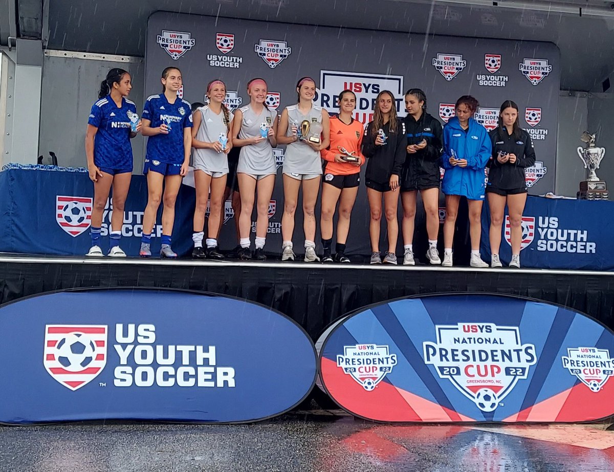 Congratulations to <a href="/HaileyM66/">Hailey Morgan</a> and <a href="/miabrownn11/">mia brown</a> for being named to the <a href="/usyscups/">US Youth Soccer Cups</a> National Presidents Cup best 11. To <a href="/cecealexander18/">Cece Alexander</a> for earning the golden glove and <a href="/AshleyMill1125/">Ashley Miller</a> for being named to the best 11, winning the golden boot along with MVP.