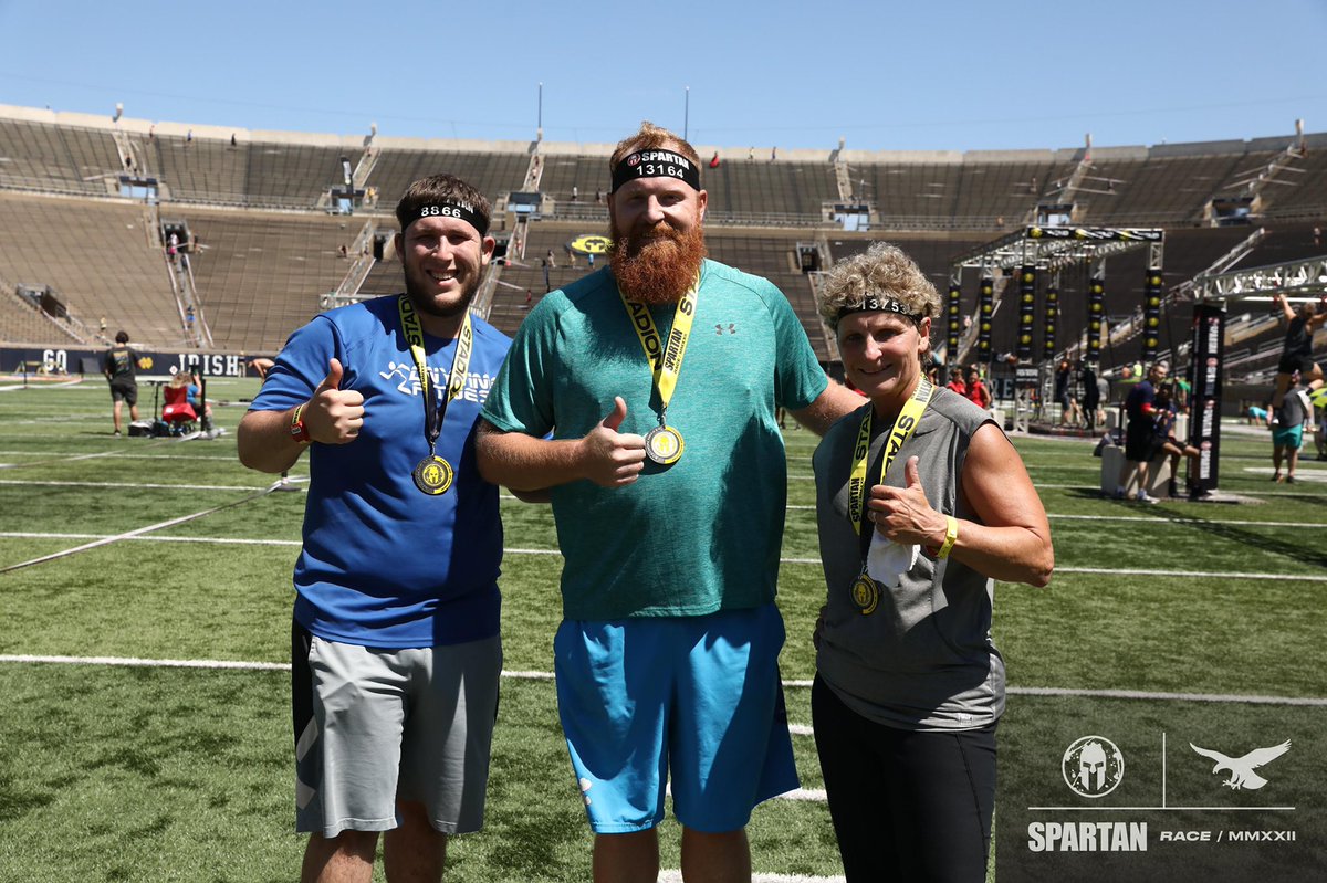iProfessorEx's tweet image. Such a dope experience. My 7th Spartan event, and I got to do it with some friends. Looking forward to my Tough Mudder in a month! #ocr #spartan #spartanrace #NotreDame
