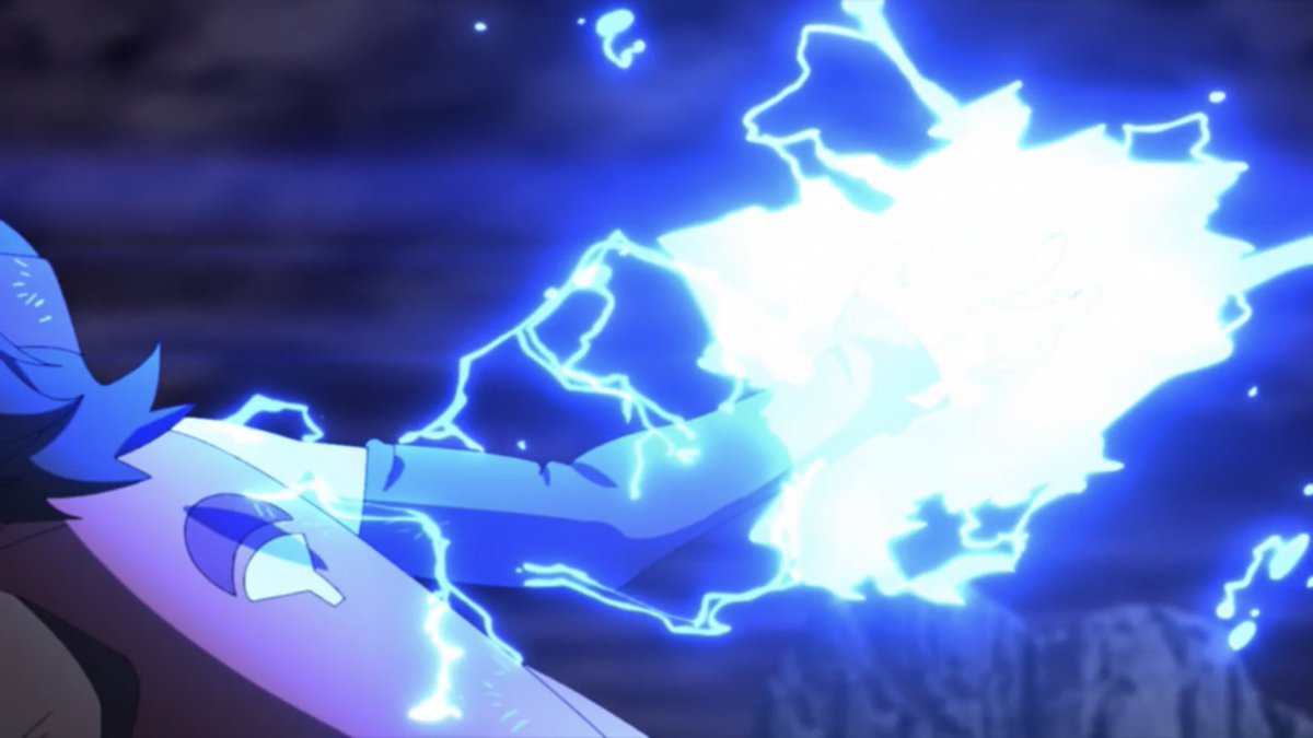saradaculture's tweet photo. The Boruto anime debuted Sarada’s chidori one year ago🔥 https://t.co/VtDVF1LXXM