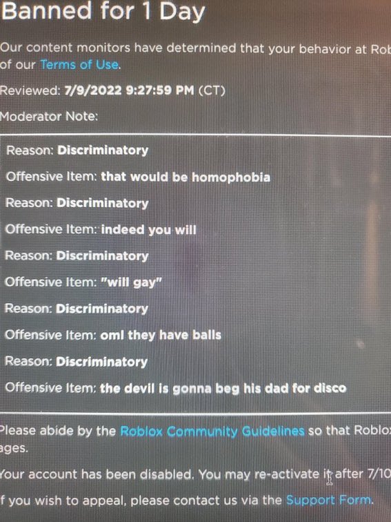 Rtc on twitter walelelo got banned on roblox because of