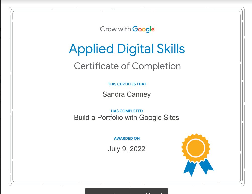sandra_canney's tweet photo. Applied Digital Skills ✅ #googlefsu https://t.co/WicuAvoKYk