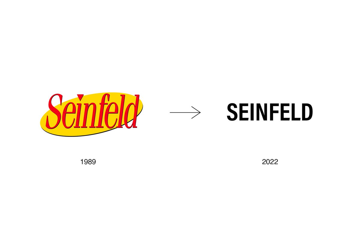 Seinfeld2000's tweet image. its so crazy that the seinfeld logo went from that to this