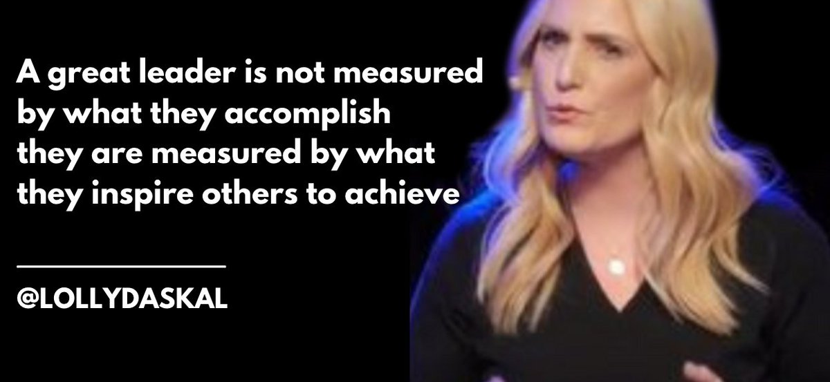 A great leader is not measured by what they accomplish
they are measured by what they inspire others to achieve
~<a href="/LollyDaskal/">Lolly Daskal</a> bit.ly/2KoZBmu #Leadership #Management #TEDTALK #Tedx #Speaker