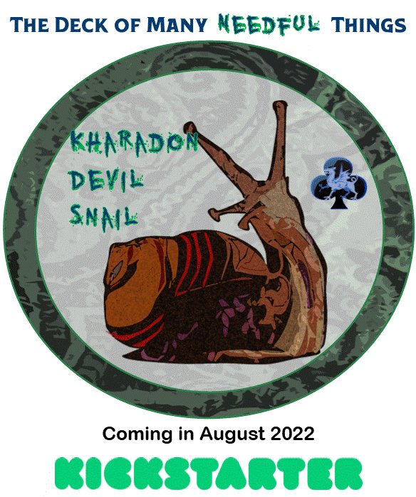 Deck of 52 cards of first items for your role playing campaign. Coming in August 2022 to Kickstarter <a href="/Kickstarter/">Kickstarter @ CES 🚀</a>  #drzeropresents   #deckofmanyneedfulthings #52needfulthings2022