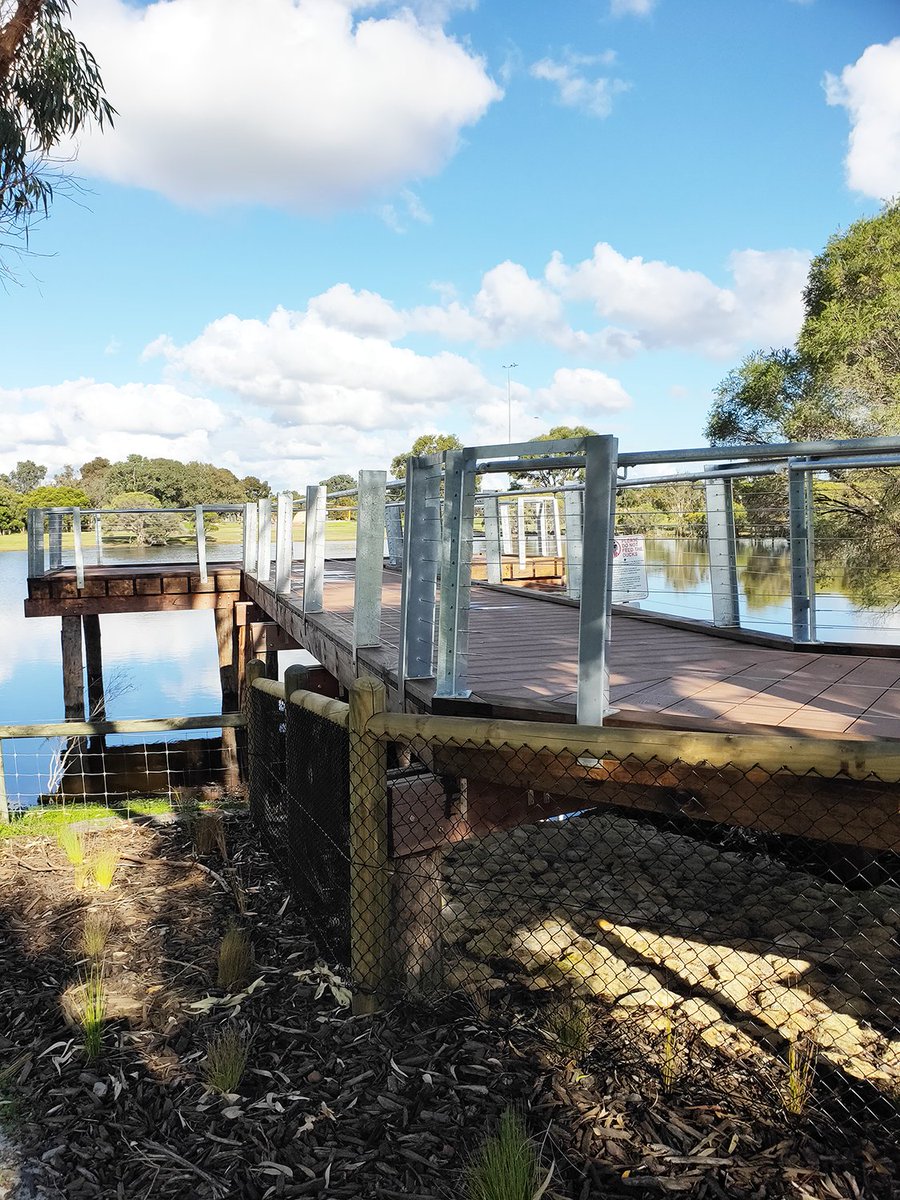 PermaStruct's tweet image. Here’s a quick look of a recent project that we did for Warradale Park in Western Australia, with the aid of both PermaStruct® and PermaTimber®! Using our 225 Decking and our PermaStruct® Handrails, we were able to create this beautiful jetty showing off the scenery! Looks great!