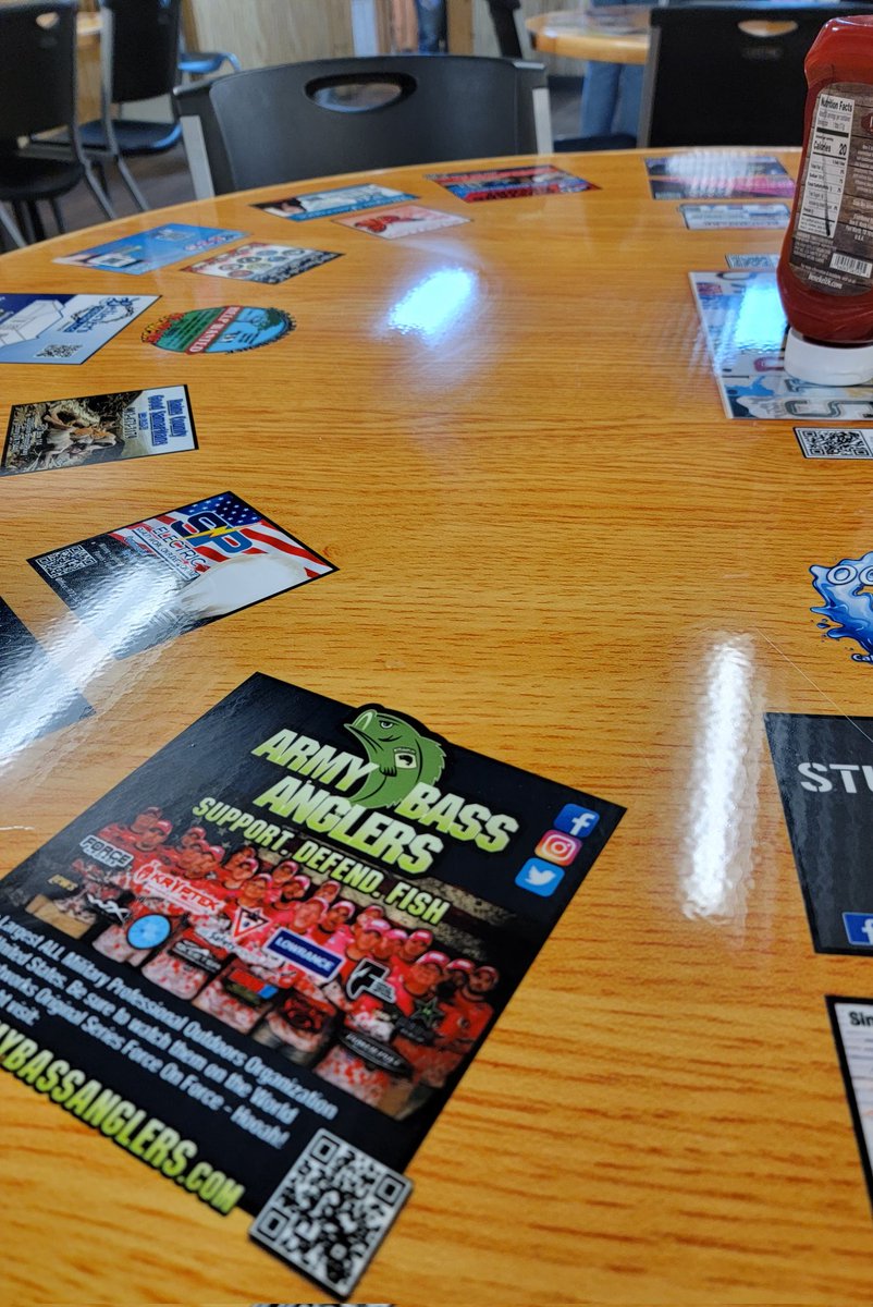 ArmyBassAnglers's tweet image. You can now "find us" on (17) dinning tables @ the #1 bass fishing lake in the country Lake Fork --HOOAH! #ArmyBassAnglers #SupportDefendFish