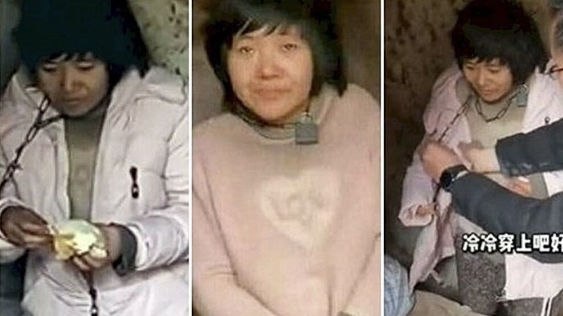 This woman was sold to a marriage, tortured, had 8 kids, and chained in a shed. My biggest fear when growing up in China in the 90s was to be sold by human traffickers to rural single men. It was common then and apparently still common today. wsj.com/articles/the-e…