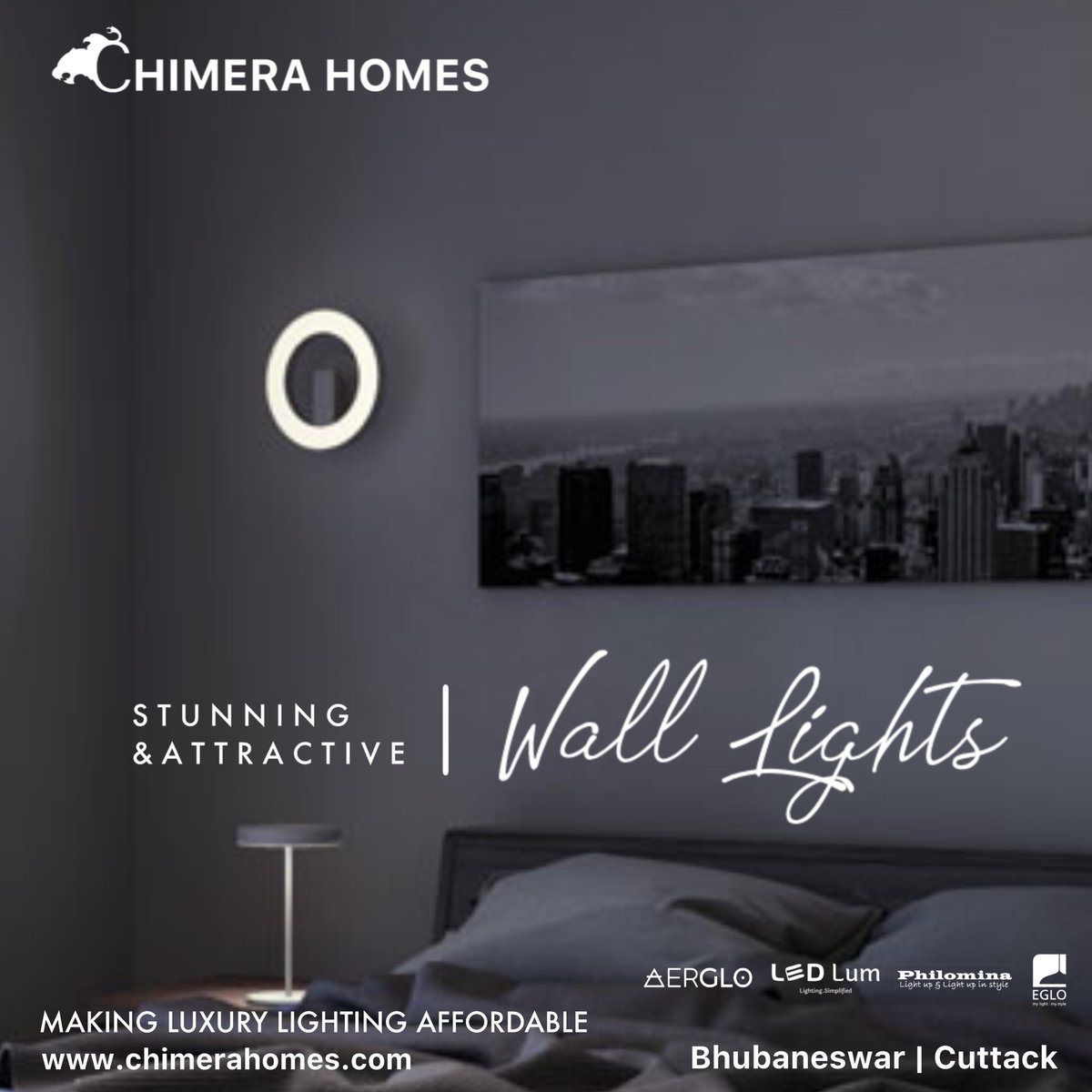 chimerahomes's tweet photo. Create your own Ambience with stunning and attractive wall lights. 

Visit our website: https://t.co/3WLWvZYQd6
Contact us: Bhubaneswar +91 81447 48821
Cuttack +91 7436934077

#chimerahomes #outdoors  #modernlights #ledlighting #eglolighting #philomina #wallights #light https://t.co/slDjraOKEP