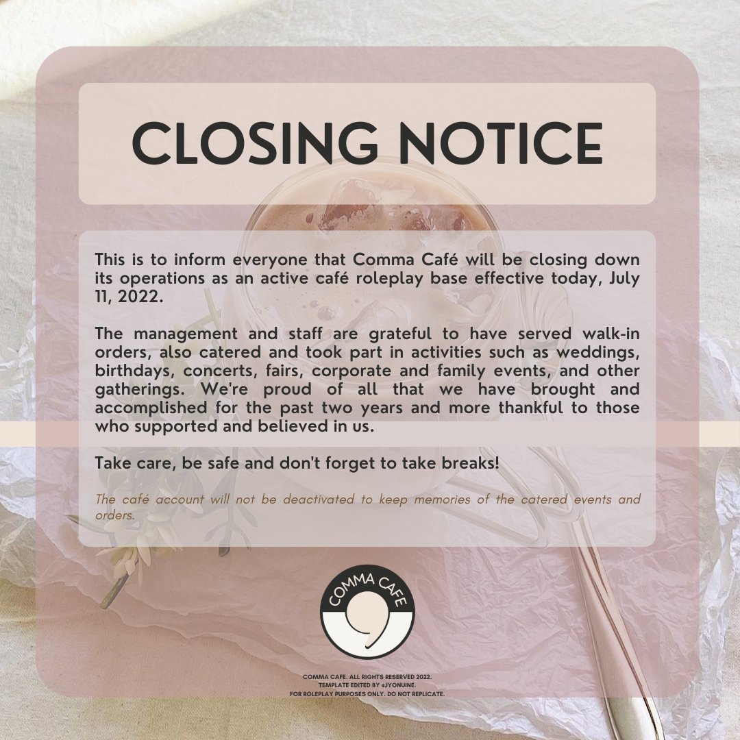 CLOSED. tweet media