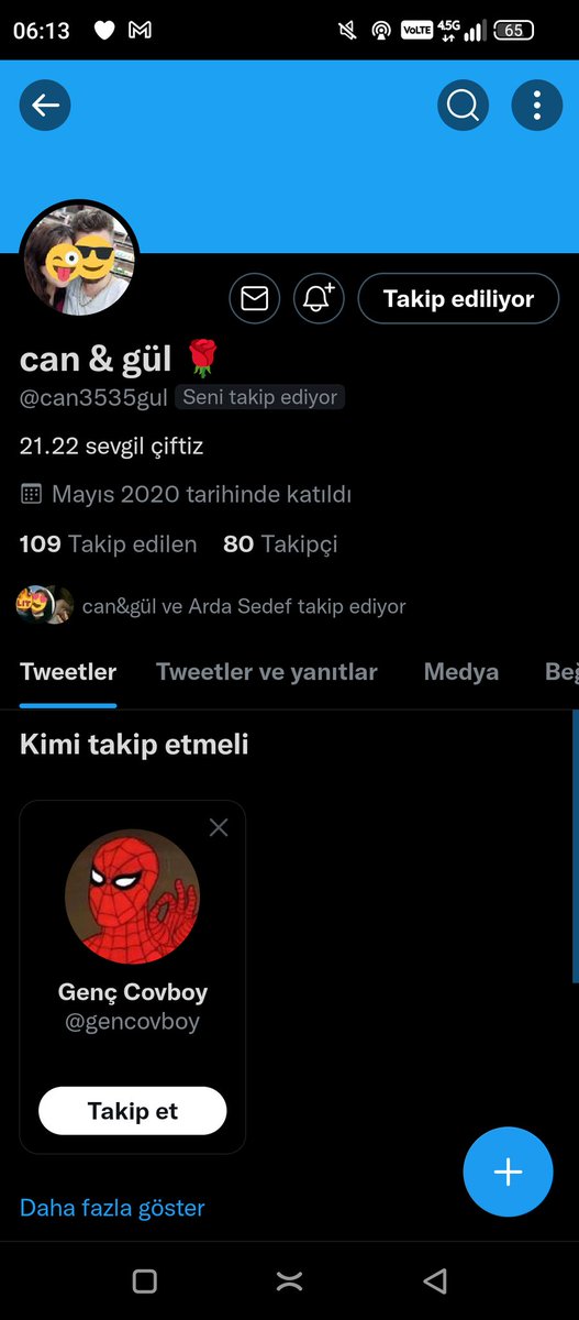 <a href="/can3535gul/">Can & Gül</a> bu hesaptayiz artık RT yapıp takip ederseniz seviniriz