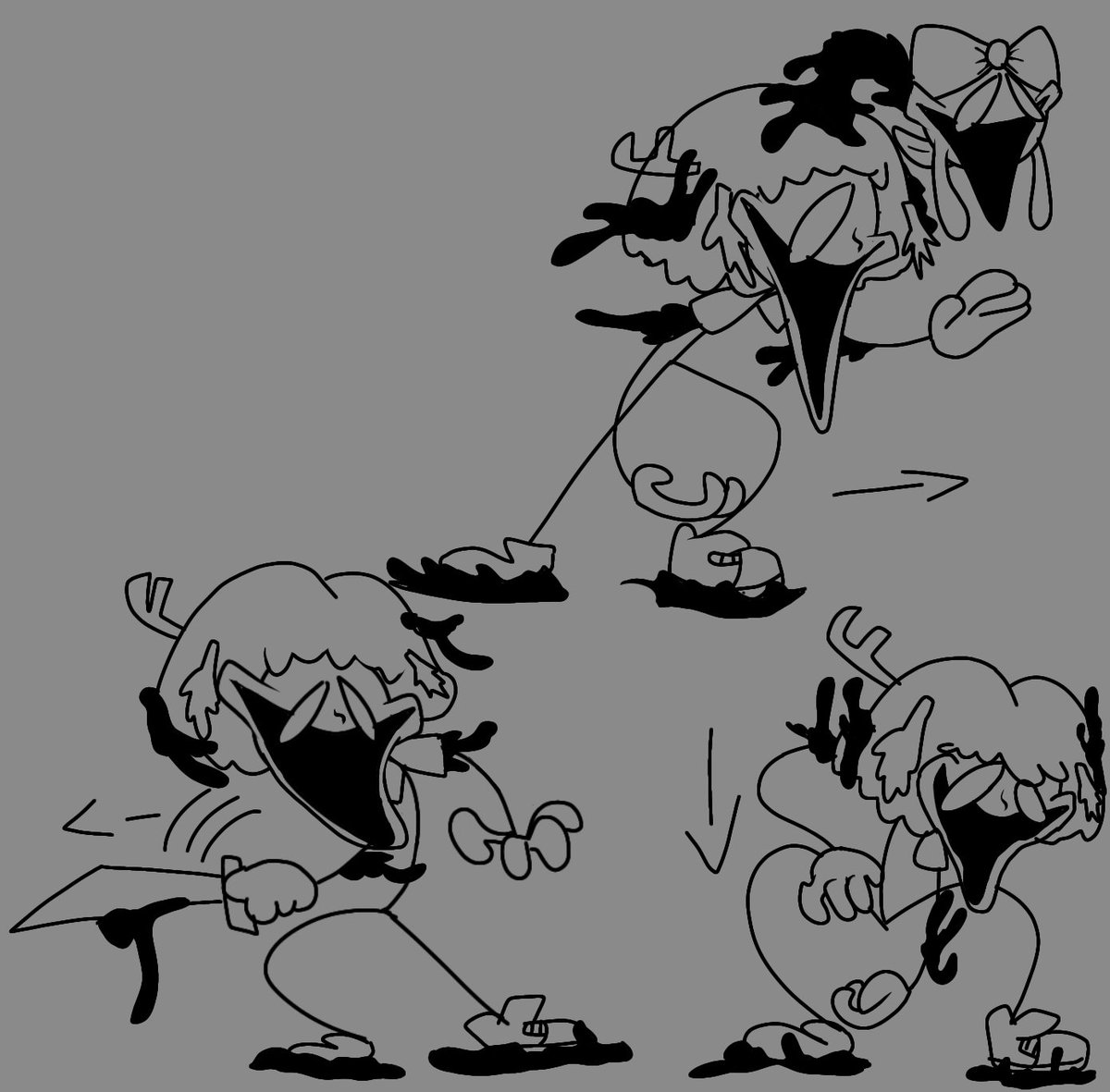 PibbyCollection's tweet photo. Scrapped Anne poses?

#pibby #Learningwithpibby #Amphibia #fnf #fridaynightfunkin #fnfpibby #PibbyCollection https://t.co/2q57WRDYVW