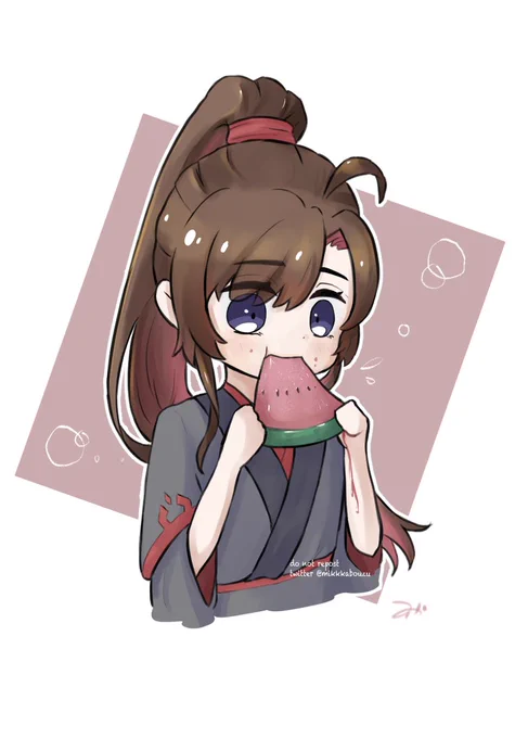 もぐもぐ
#魔道祖師 #MDZS #魏無羨 