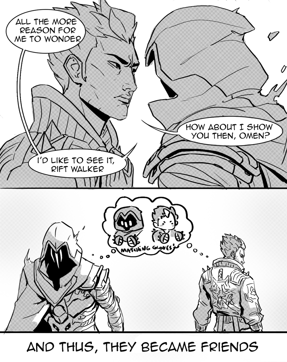 Local edgelords don't know how to interact with people. Succeed anyway. 
Just very threatning sounding casual conversation
#VALORANTfanart 