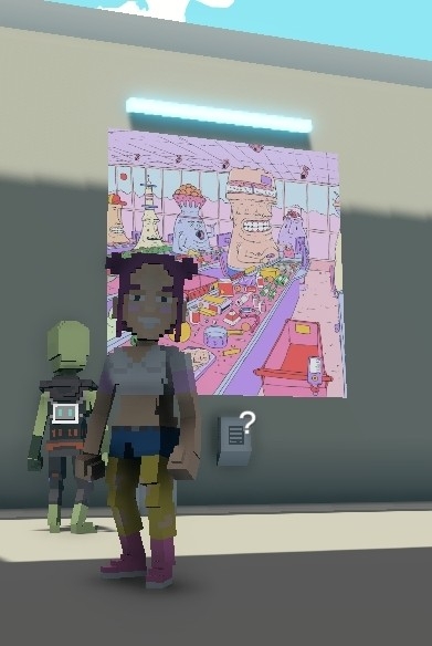 <a href="/TheSandboxGame/">The Sandbox</a> <a href="/MOCDA_/">MoCDA: Museum of Contemporary Digital Art</a> I just participated in the #TheSandbox weekly contest for a chance to win 200 mSAND! Here is my favorite piece from the ‘Impossible Worlds’ exhibition, check out my screenshot below!
👇