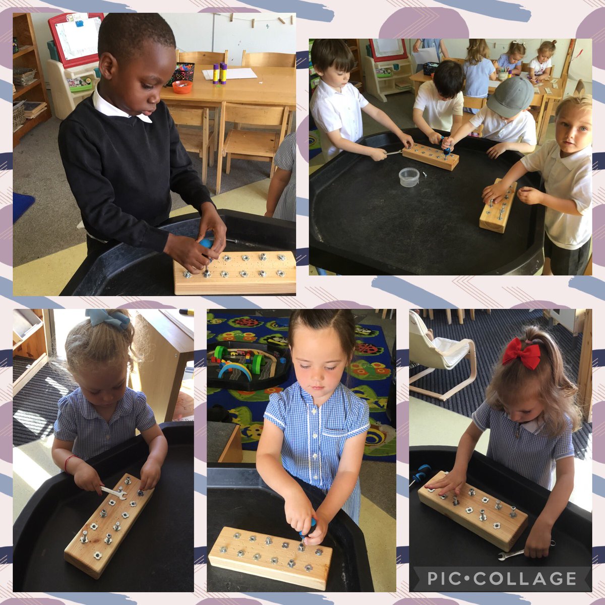 Nursery are strengthening their fingers and pretending to be builders today! 🛠 #finemotor #twistandscrew <a href="/CroxtethC/">CroxtethCPS</a> <a href="/RainbowEduMAT/">Rainbow Education MAT</a>