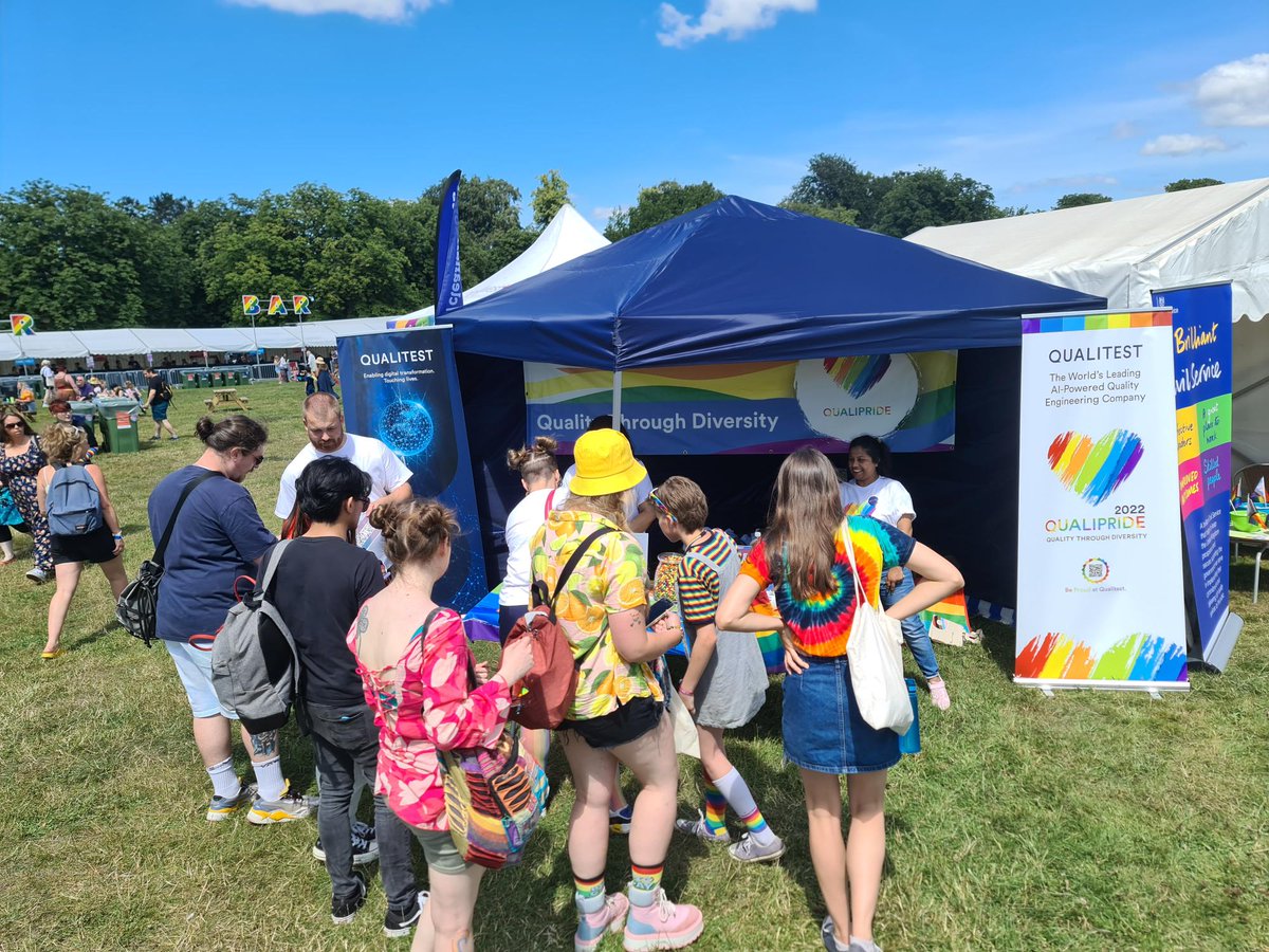 QualityAIGroup's tweet photo. Catch a glimpse of our happy #Qualitesters in the UK, who spent an amazing time participating in the #BristolPride.
#Pride #PrideMonth #BristolPride2022 #LifeAtQualitest https://t.co/gHGh32Ckwr