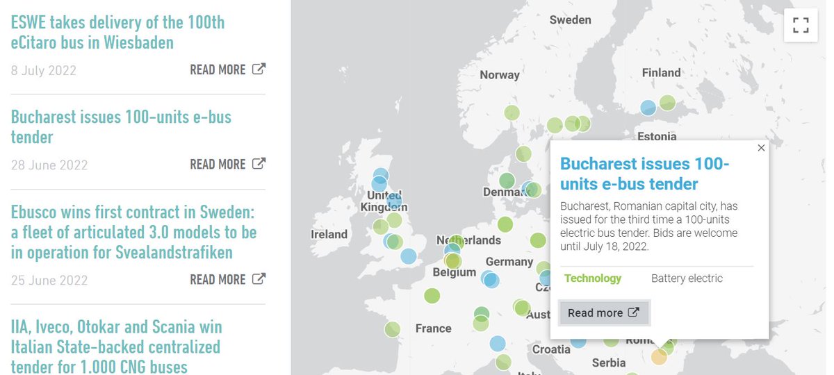 ✅🚌#DYK that on the #CleanBusEUPlatform website, the Market Monitoring Tool gives you the latest updates from @BusSustainable on clean bus tech deployment in Europe, including open tenders? 

Find out more ▶ cleanbusplatform.eu/toolkit/market…

#EUTransportResearch