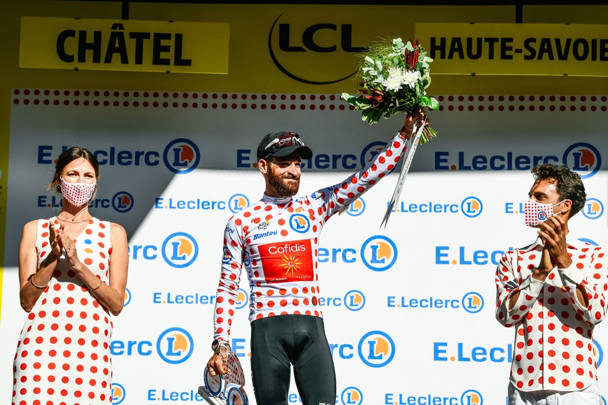 RT &amp; follow pour tenter de gagner un maillot à pois dédicacé par 🇩🇪 <a href="/simongeschke/">Simon Geschke</a> avec <a href="/SANTINI_SMS/">Santini Cycling</a> ⚪️🔴

#TDF2022