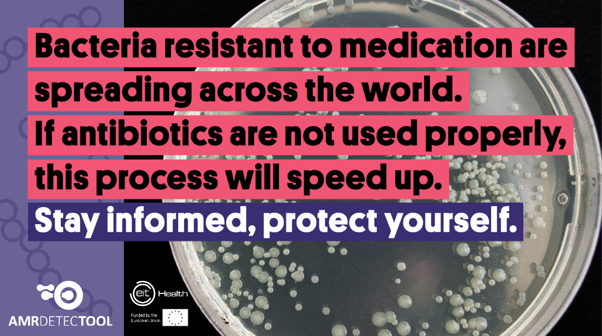 ISGLOBALorg's tweet photo. 🧐 Do you want to become an expert in Antimicrobial Resistance? The #AMR DetecTool project team gathers curiosities, concepts and scientific findings in its "Infobites".
📣Let's spread the science!
➡️ https://t.co/zFKDvfK7ex
#AMRdetection #Microbiology https://t.co/SOEGJ8ux5E