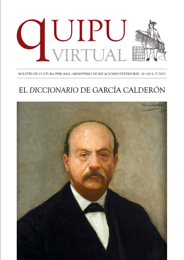 PeruEmbassyIRL's tweet photo. Es grato compartir la centésima décima edición del Boletín Cultural #Quipu Internacional. 
Este número está dedicado al Diccionario de García Calderón: https://t.co/1oJvzstIId 

#CulturaPeruana #DiplomaciaCulturalPerú https://t.co/iIAezeAnXA