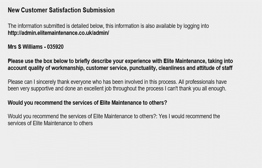 Elite_Repair's tweet photo. Thank you to Mrs Williams for taking the time to contact us with some amazing feedback! https://t.co/WL6Js19ZW2