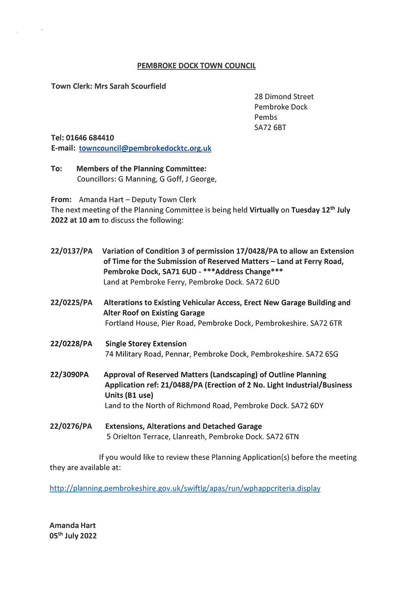 Pembroke Dock Town Council (@dock_town) on Twitter photo 