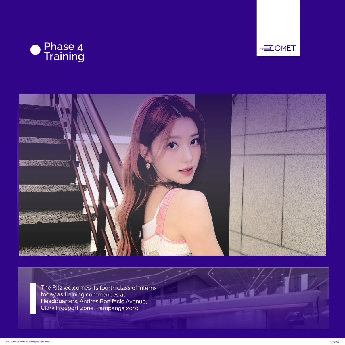 ͏͏   

           HERALENE.⠀ SNS UPDATE ☽
           07 ╲  11 ╲  2022 — 5:00 PM
           = Hangar 2A, CIA
   
          ❛ training day 2! 💐

           #TalesOfFreedom   
           #RitzOfTheOrient 
           #CAL_Training 

͏͏   ͏͏