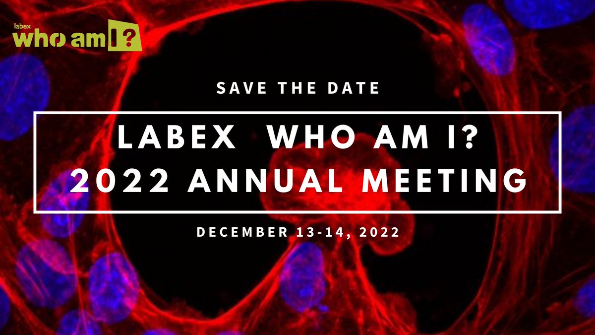 🚨SAVE THE DATE🚨 Our 2022 annual meeting is coming up on December 13 & 14 in Paris! Our invited speakers are renowned international scientists from our Scientific Advisory Board #Interdisciplinarity 🎟️Free registration will open in September More info👉u-paris.fr/who-am-i/en/la…