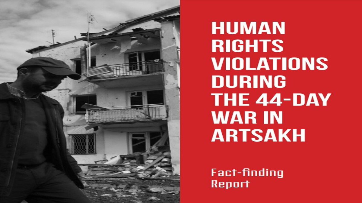LawDevelopment1's tweet photo. The #FactFinding report thoroughly presents the #WarCrimes committed by #Azerbaijan against the people of #Artsakh/#NagornoKarabagh, the violations of #InternationalHumanitarianLaw and #HumanRights.
@HCAVanadzor @PRWB__NGO @OpenSociety-#Armenia https://t.co/pUXihY6Rjr