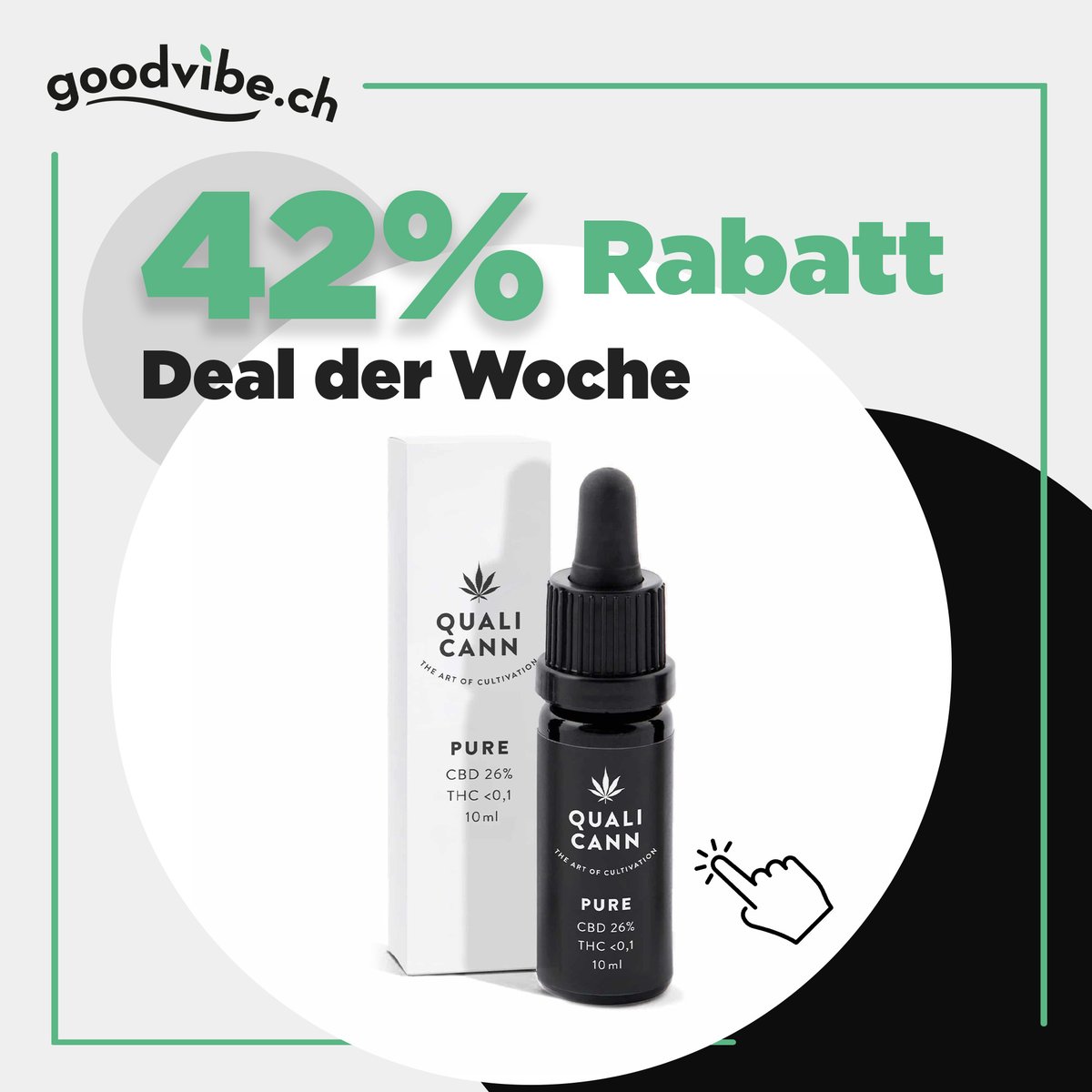 GoodvibeCH's tweet photo. 🔥 fette 42% Rabatt 🔥 Jeden Montag findest du exklusiv hier auf unserem Profil unseren Deal der Woche!

Schnäppchen dieser Woche:

Qualicann Öl 26% Pure

Rabatt-Code: dealoftheweek

👉 Link in Bio🔝

(Der Rabatt-Code ist bis Sonntagabend 23:59 Uhr gültig.) 

💚  ... https://t.co/84HqAwuzkp