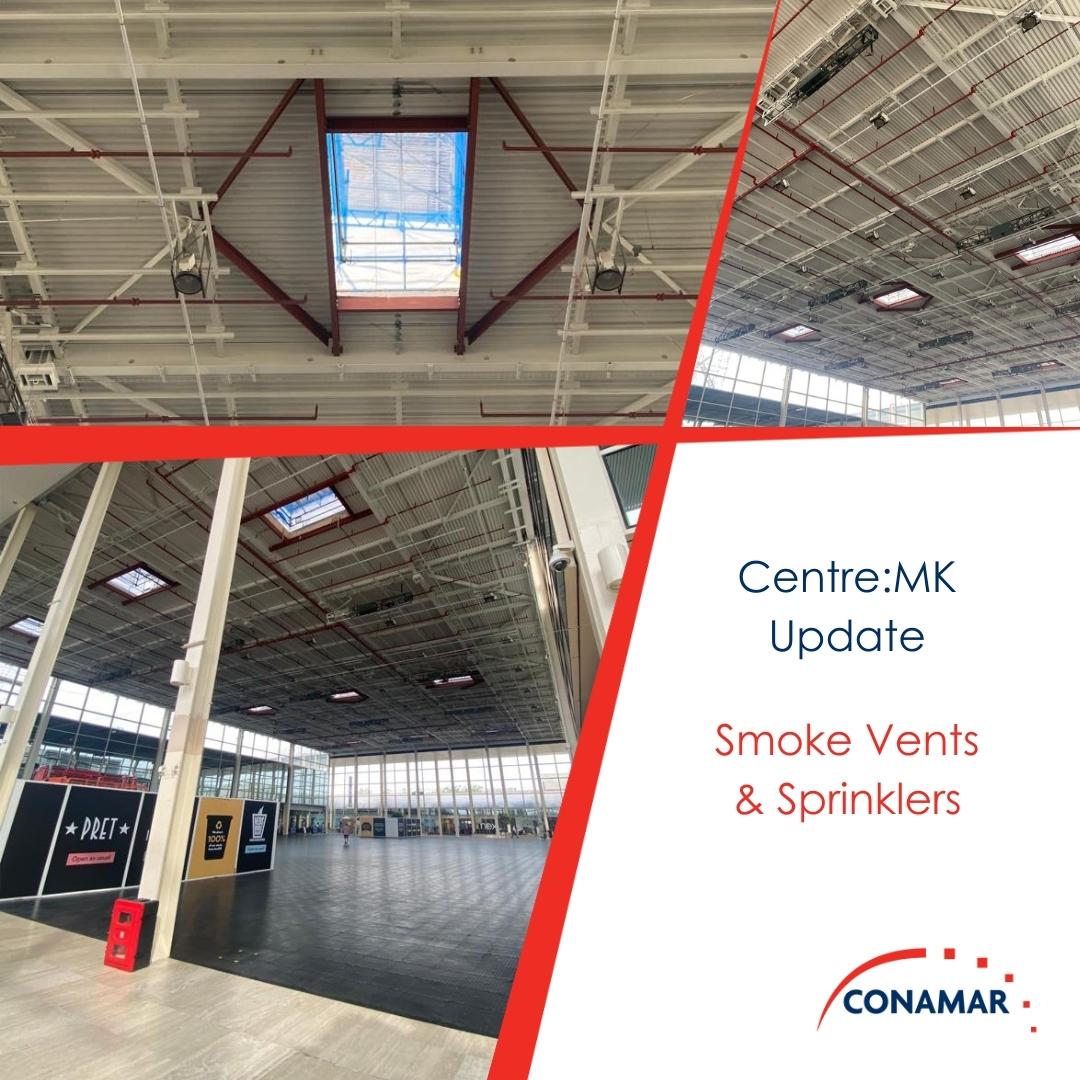 Conamar (@conamarbuild) on Twitter photo An update from the Centre:MK project where the new smoke vents and sprinkler system has been completed.
#construction #centremk #mk #refurb An update from the Centre:MK project where the new smoke vents and sprinkler system has been completed.
#construction #centremk #mk #refurb
