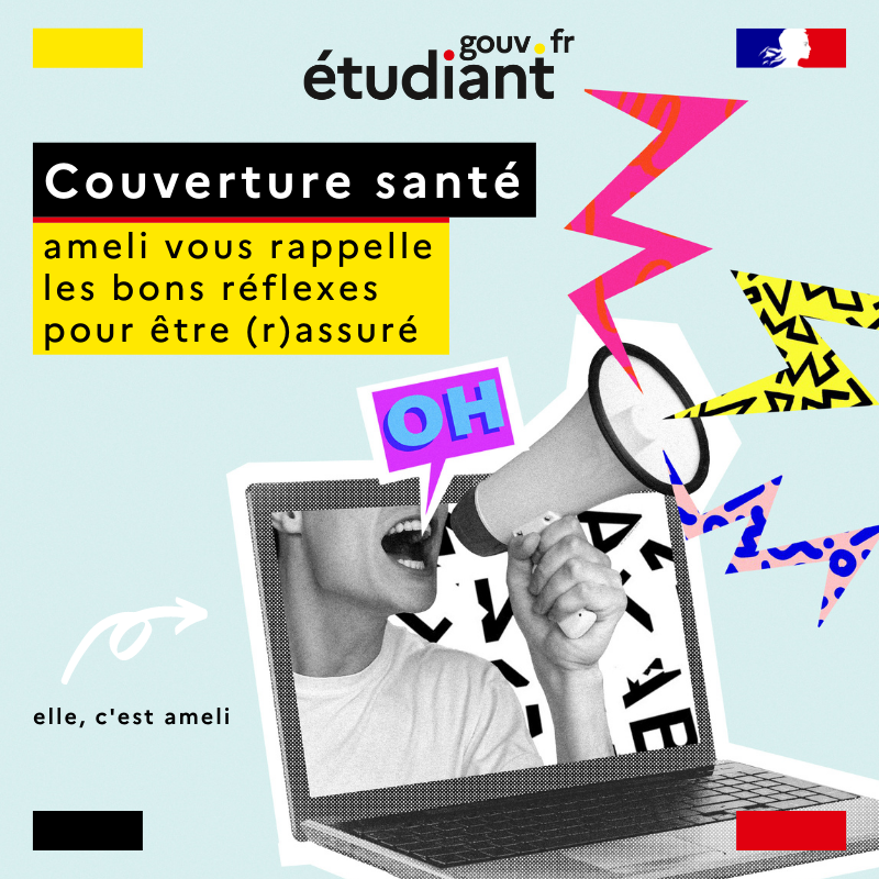 📌 #RentreeEtu2022 | 🩹 Votre couverture santé est garantie MAIS pour être bien remboursé 👇
--
👉 Créez un compte ameli
👉 Renseignez vos infos
👉 Déclarez un médecin traitant
👉 Mettez à jour la Carte Vitale
--
🔴 TOUTES LES INFOS
👉 fcld.ly/em233c4