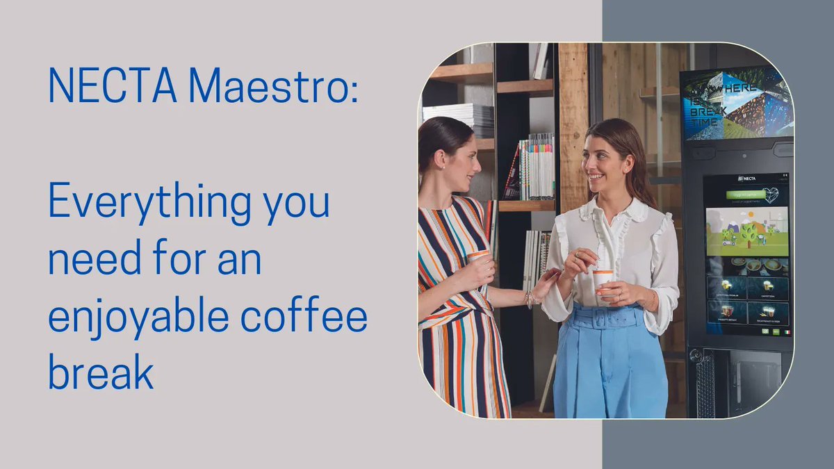Maestro offers everything you need for your coffee break. Two new high end hot drinks machines that deliver superb drink quality. 
You simply need to choose between our Touch or Direct Selection models to suit your needs.
buff.ly/3nTs2Pg