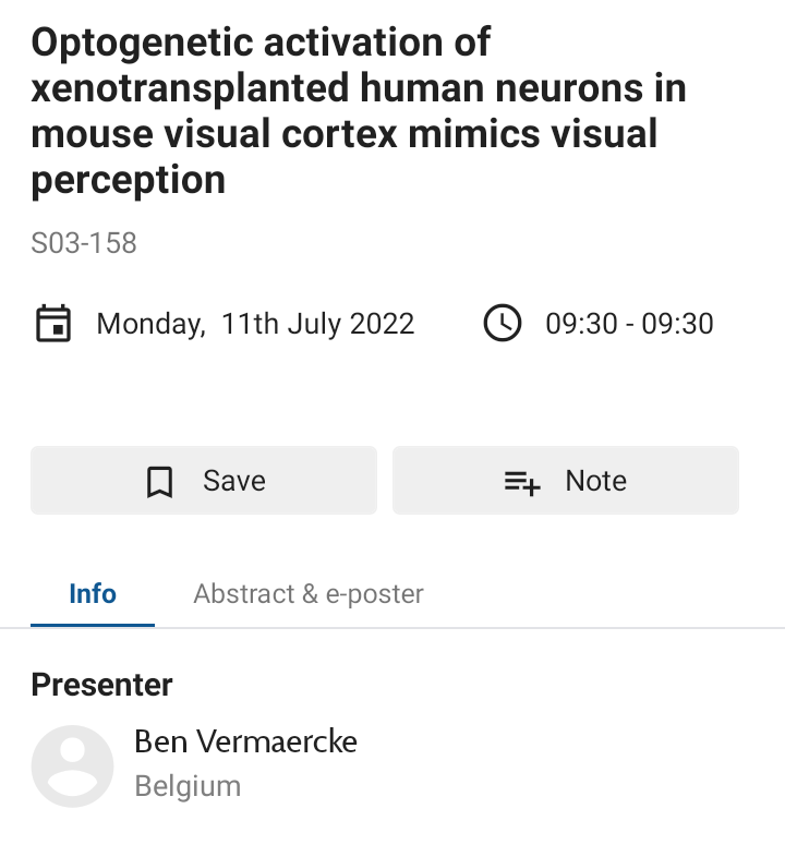 Baptiste Libé-Philippot (@blibep) on Twitter photo Want to know more on human neuron evolution, fate specification, development and maturation, sensory perception & duplicated genes? Come to discuss with @VanderhaeghenP2 posters!
S03-158 with <a href="/BenVermaercke/">Ben Vermaercke</a>
S05-327 with <a href="/blibep/">Baptiste Libé-Philippot</a>
S06-396 with Marta Wojno
#FENS2022 Want to know more on human neuron evolution, fate specification, development and maturation, sensory perception & duplicated genes? Come to discuss with @VanderhaeghenP2 posters!
S03-158 with <a href="/BenVermaercke/">Ben Vermaercke</a>
S05-327 with <a href="/blibep/">Baptiste Libé-Philippot</a>
S06-396 with Marta Wojno
#FENS2022