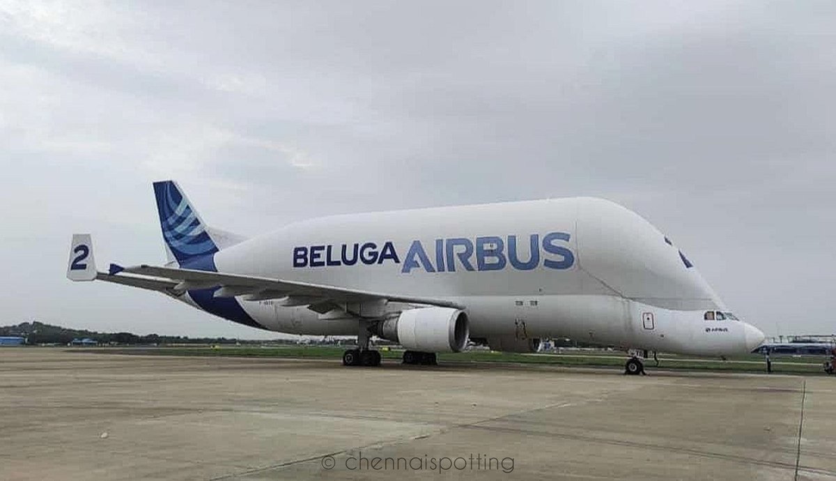 ChennaiSpotting's tweet image. For the first time one of the worlds largest cargo transporter @Airbus A300-600ST Beluga (Registered as F-GSTB) landed at @aaichnairport this morning.
.
.
@ChennaiFlights @aerowanderer @UpdatesChennai @maaaviationpic1 @VinTN @ChennaiAirport @capthemanth05 #chennaiairport