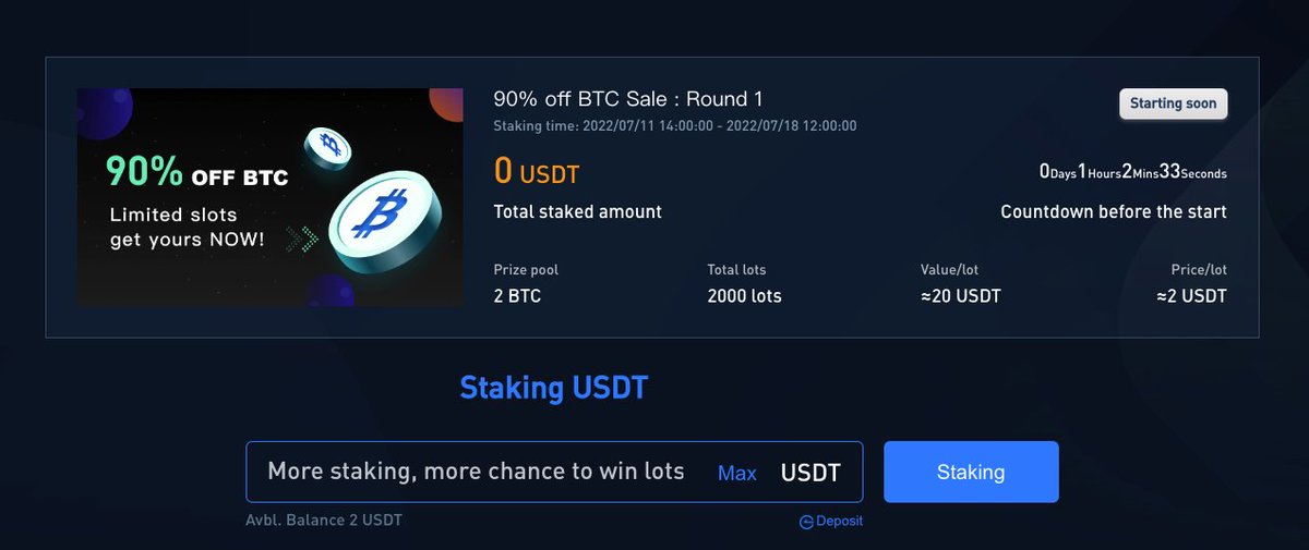 jearonwong's tweet photo. #build on the bear market? Start with 90% OFF #Bitcoin Sale on #BIBexchange, get 20000USDT #BTC only cost 2000USDT ! https://t.co/RcBTkOE8Qg