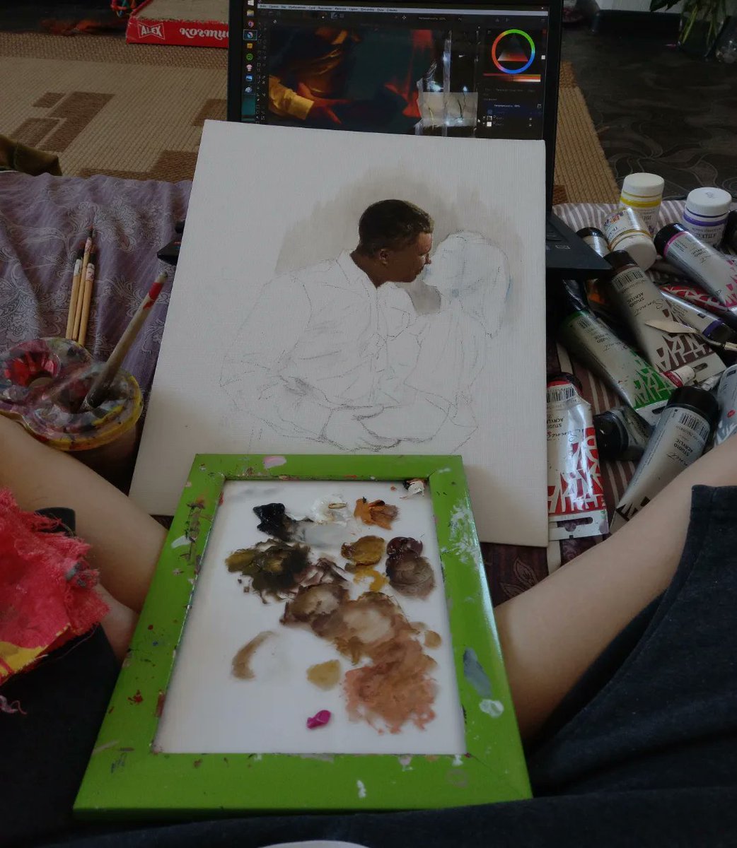carolina_jet's tweet photo. #carolinajet13 недавно рисовала подарок другу моего парня на день рождение 💖
#art #paiting #acrilic https://t.co/brXt5EFtd0