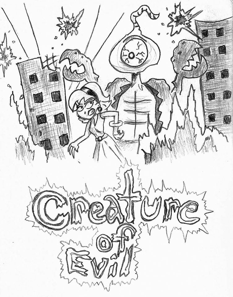 ItsgabboGabe's tweet photo. Creature of Evil. My early attempt at a pulp cover. I might use this direction for my comic covers.

#Gabolical #ItsgabboGabe #Itsgabbo #GabeEly #Gabe #CreatureofEvil #pulp #pulpcover #pulpcomic #coverconcept #comic #creature #evilcreature #giantmonster #monster https://t.co/darqKf43on