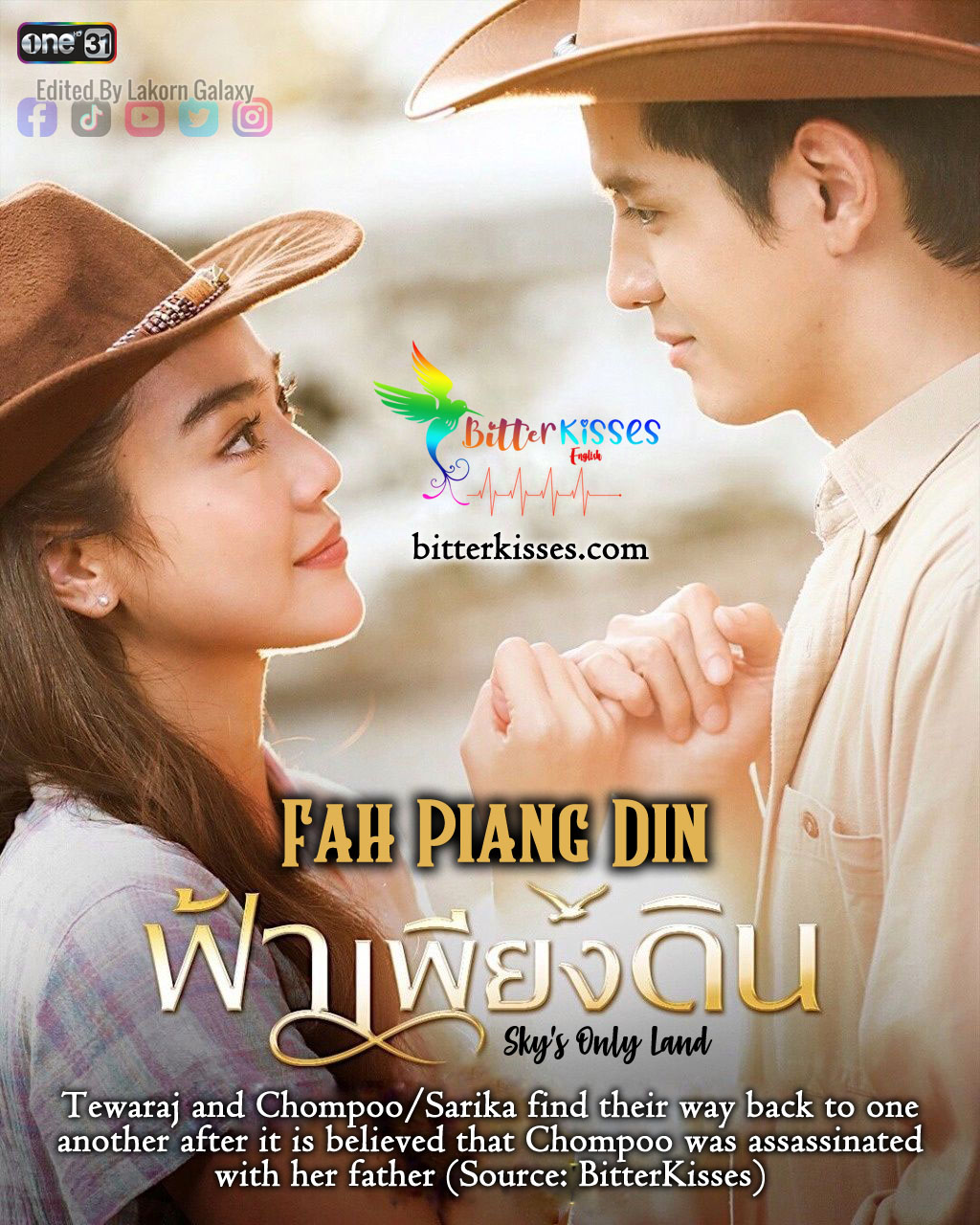 Lakorn Galaxy on Twitter "Fah Piang Din eng subs (Sky's Only Land) by