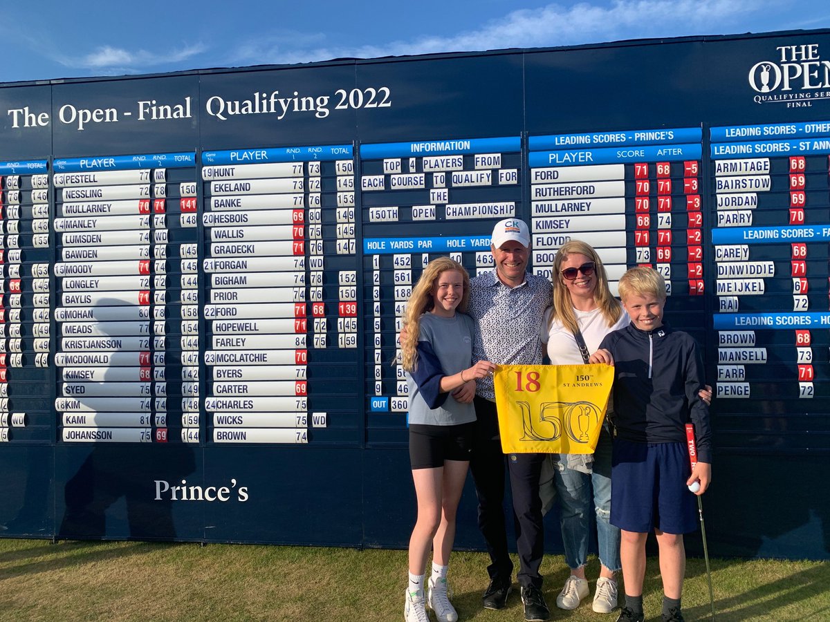 CK sponsored golfer <a href="/mattfordpga/">Matt Ford</a> has qualified for his 1st <a href="/TheOpen/">The Open</a> and will be competing at St Andrews with group MD Ian Pether as his caddy
We will be posting pics and updates all week so please feel free to comment any messages of support for Matt - they will be well received!